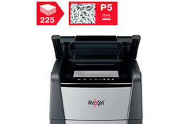 Papiervernietiger Rexel Optimum Auto+ 225M P5 snippers 2x15mm