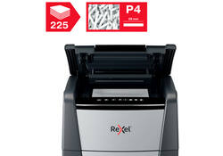 Papiervernietiger Rexel Optimum Auto+ 225X P4 snippers 4x26mm