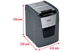 Papiervernietiger Rexel Optimum Auto+ 100M P5 snippers 2x15mm