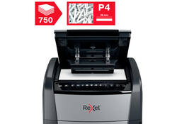 Papiervernietiger Rexel Optimum Auto+ 750X P4 snippers 4x30mm