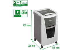 Papiervernietiger Leitz IQ Auto+ Office 300 P4 snippers 4x28mm