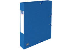 Elastobox Oxford Top File+ A4 40mm blauw
