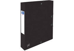 Elastobox Oxford Top File+ A4 40mm zwart