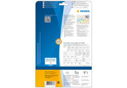 Etiket HERMA 4586 97x42.3mm weerbestendig transparant mat 120stuks