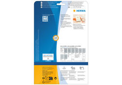 Etiket HERMA 8964 210x297mm transparant glanzend 10stuks
