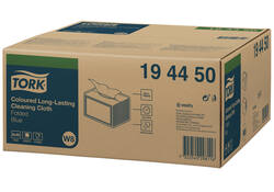 Reinigingsdoek Tork Long Lasting W8 multifunctioneel gevouwen blauw 194450
