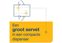 Servetten Tork Xpressnap Fit ® N14 2-laags naturel 12830