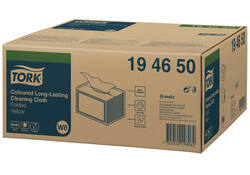 Reinigingsdoek Tork W8 Premium 1-laags 40 vel geel 194650