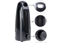Kolomventilator OPUS 2 mini zwart