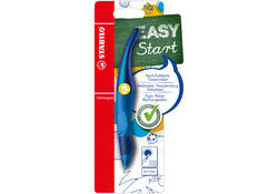 Rollerpen STABILO Easyoriginal linkshandig holograph edition medium blauw blister à 1 stuk