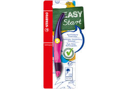 Rollerpen STABILO Easyoriginal linkshandig holograph edition medium magenta blister à 1 stuk