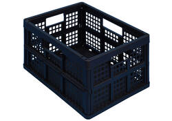 Opbergkrat Really Useful 32 liter 470x342x234 mm opvouwbaar zwart