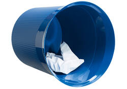 Papierbak Han Re-LOOP 13 liter rond blauw