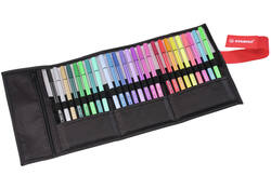 Viltstift STABILO Pen 68/25 Arty roletui medium assorti set à 25 stuks