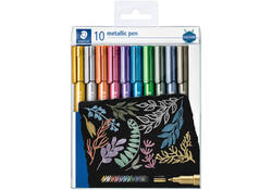 Gelpen Staedtler metallic etui à 10 kleuren
