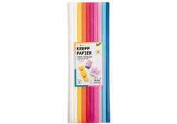 Crêpepapier Folia 50x200cm Mix 10 kleuren
