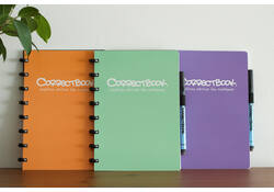Notitieboek Correctbook A5 lijn 40blz petunia purple