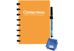 Notitieboek Correctbook A5 lijn 40blz peachy orange