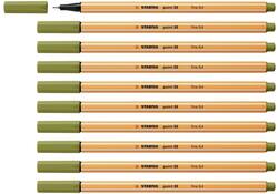 Fineliner STABILO point 88/37 fijn moddergroen