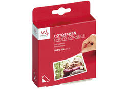 Fotohoeken walther design 10x15mm transparant 1000 stuks