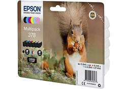 Inktcartridge Epson 378 T3798 6 kleuren