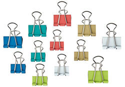Papierklem MAUL 215 foldback 7mm + 9mm assorti