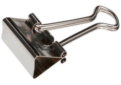Papierklem MAUL 215 foldback 19mm capaciteit 7mm zilver