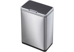 Afvalbak EKO Mirage met sensor 20+20liter RVS mat