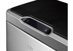 Afvalbak EKO Mirage met sensor 20+20liter RVS mat