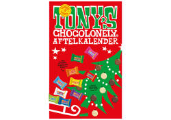 Chocolade Tony's Chocolonely Kerst big Tiny calendar 225gr assorti