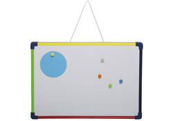 Whiteboard MAUL 24x35cm 2-zijdig beschrijf- wisbaar magnetisch staal