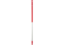 Steel Vikan ergonomic 150cm 31mm rood aluminium