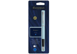 Vulpen Waterman Allure assorti pastel + inktpatronen Blauw