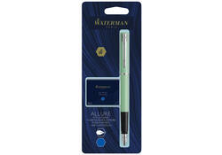 Vulpen Waterman Allure assorti pastel + inktpatronen Blauw
