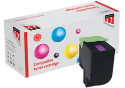 Tonercartridge Quantore alternatief tbv Lexmark 80C2HM0 rood