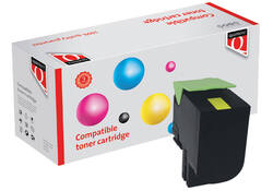 Tonercartridge Quantore alternatief tbv Lexmark 80C2XY0 geel