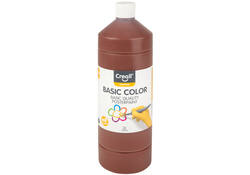 Plakkaatverf Creall basic donkerbruin 1000ml