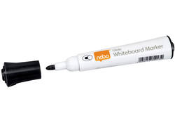 Viltstift Nobo whiteboard Glide rond zwart 2mm