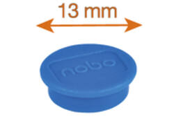Magneet Nobo 13mm 100gr blauw 10stuks