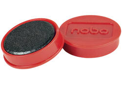 Magneet Nobo 32mm 800gr rood 10 stuks