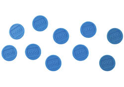 Magneet Nobo 24mm 600gr blauw 10stuks
