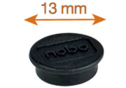 Magneet Nobo 13mm 100gr zwart 10stuks