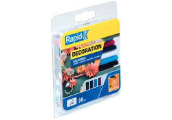 Lijmpatroon Rapid 7mm 5 kleuren assorti