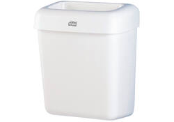 Afvalbak Tork B2 open inworp 20 liter wit 226100