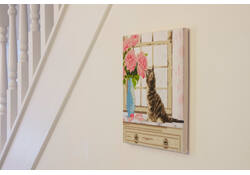 Diamondpainting Crystal Art Kit Kat 30x30cm