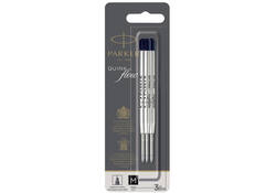 Balpenvulling Parker Quinkflow medium zwart blister à 3 stuks