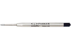 Balpenvulling Parker Quinkflow medium zwart blister à 10 stuks