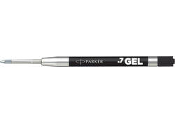 Gelschrijvervulling Parker Quink Economic medium zwart blister à 2 stuks