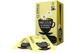 Thee Clipper infusion chamomile bio 25 zakjes