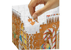 3D puzzel Ravensburger Kerst Gingerbread House Night Edition 216 stukjes